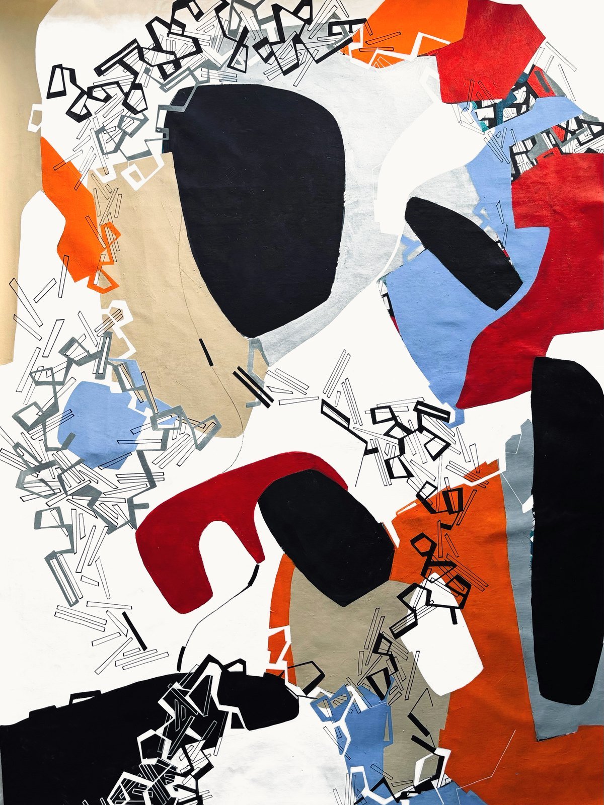 Dislocación 2 by Paola Lettieri. Acrylic on canvas.
