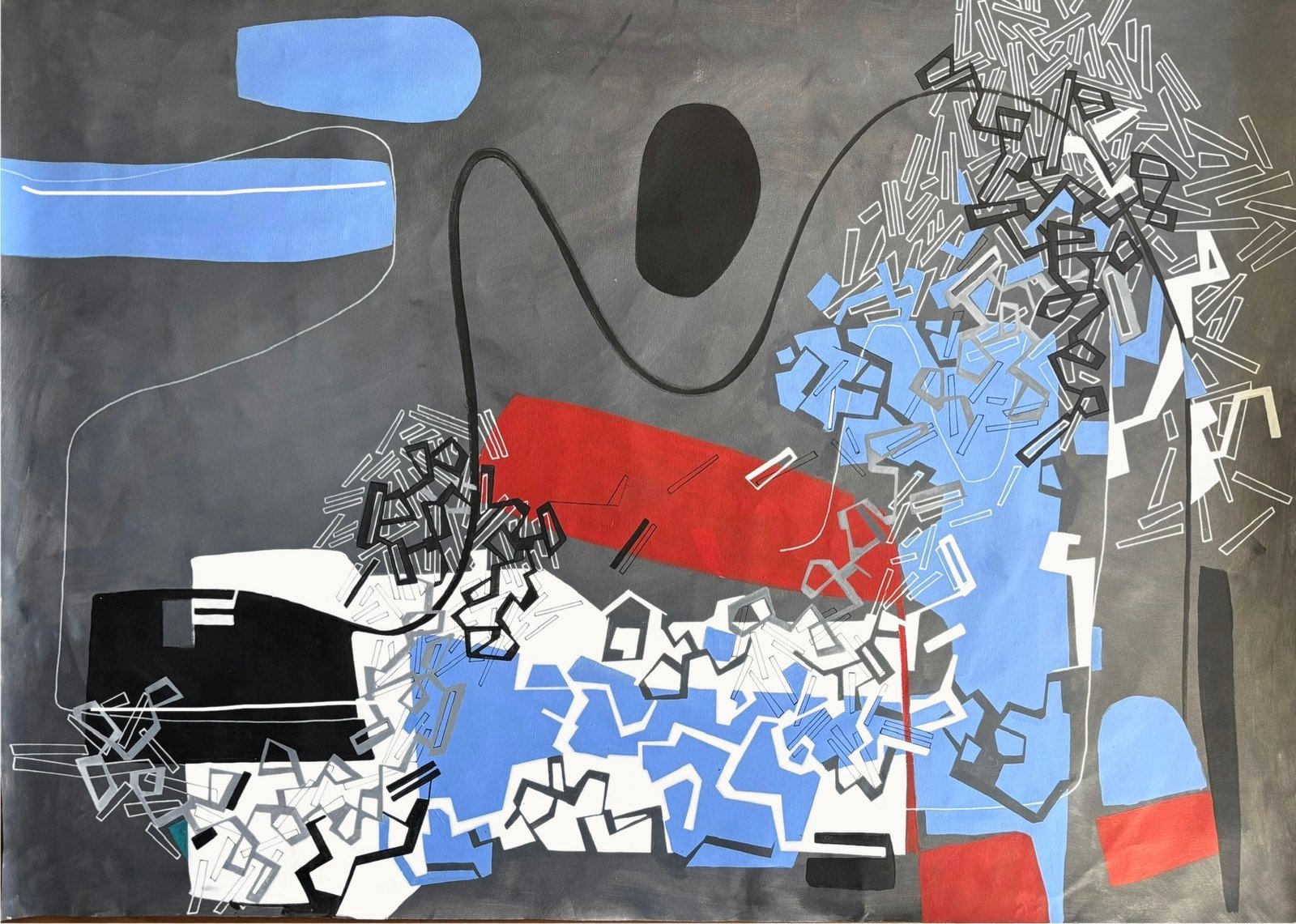 Dislocación 3 by Paola Lettieri. Acrylic on canvas.
